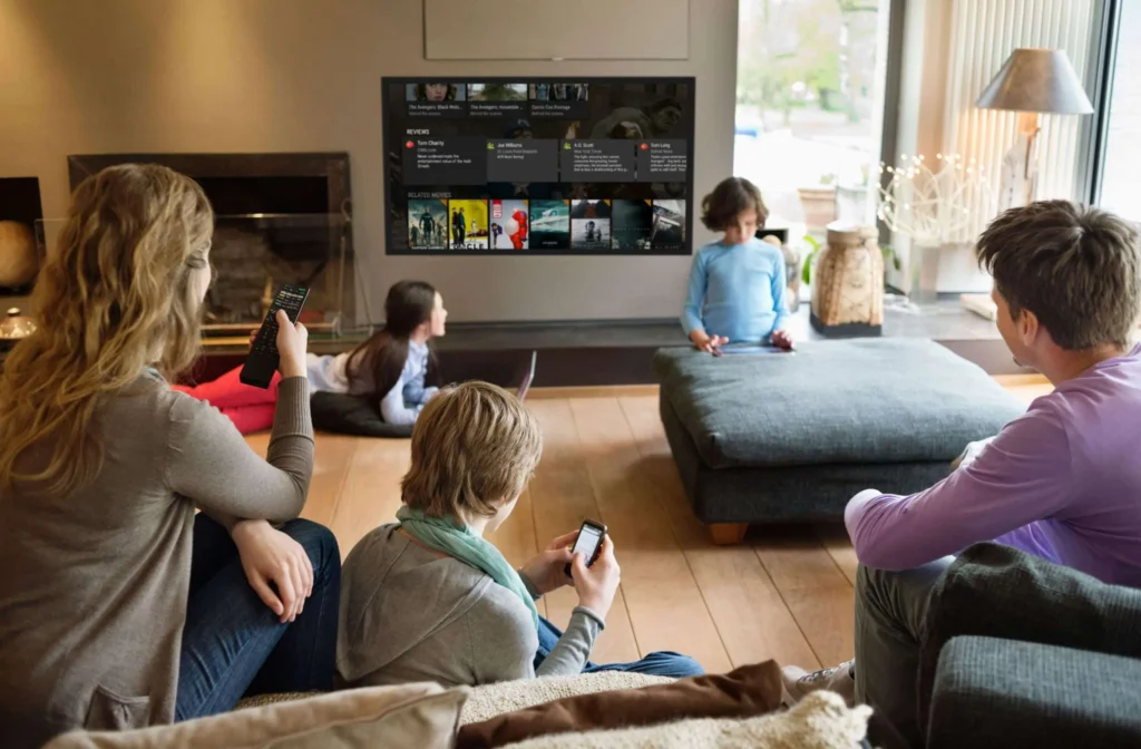 Enjoy watching the latest movies, series and TV shows at home with your family!