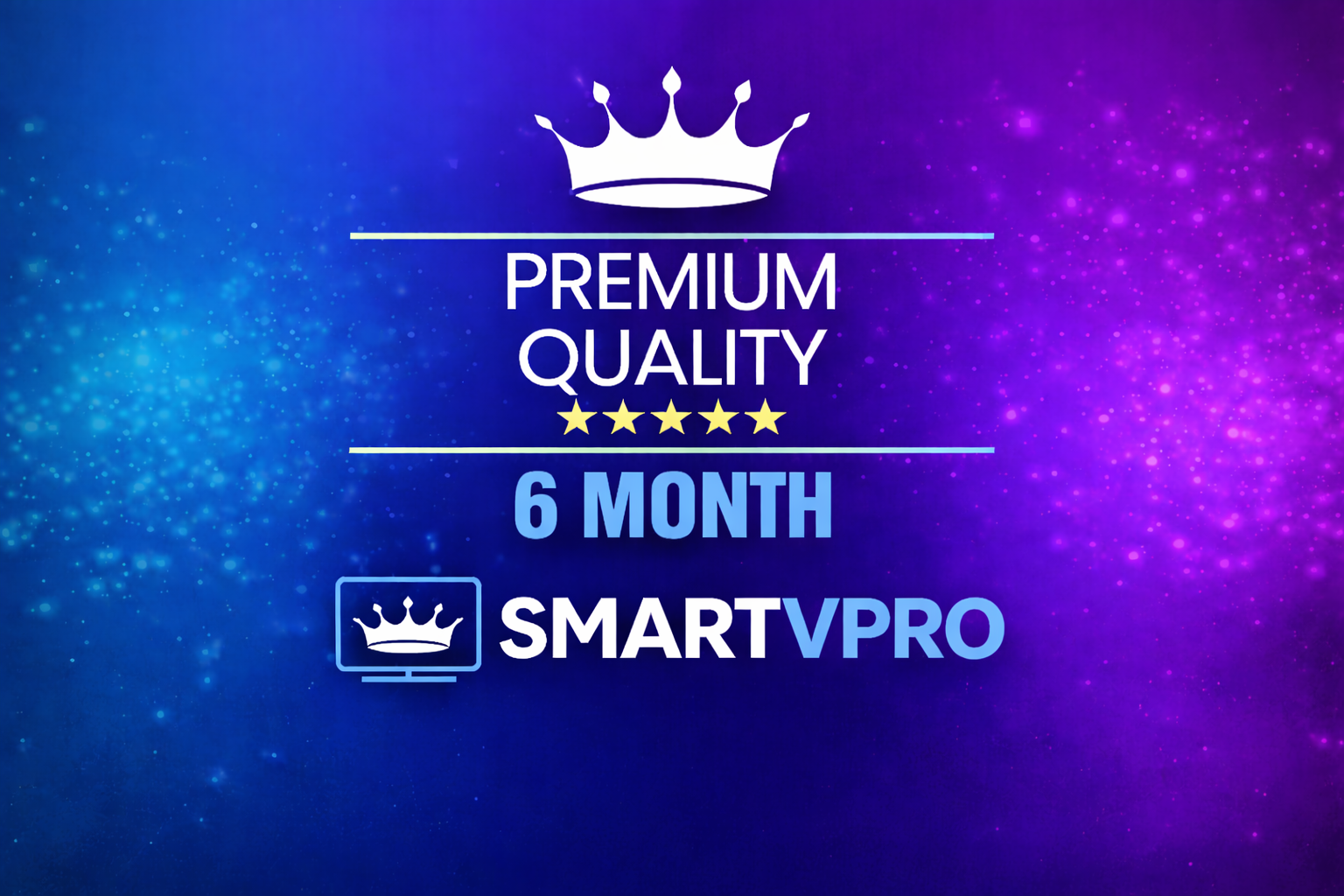 6 MONTHS SUBSCRIPTION 2 CONNECTION Unlock 165,000+ TV Channels & VOD – Catch Up, Live & On-Demand Entertainment at Your Fingertips! Experience a world of limitless entertainment with access to over 165,000 TV channels and VOD (Video On Demand) content, offering the best in live TV, catch-up, and on-demand viewing. Whether you’re into sports, movies, documentaries, music, or international channels, there’s something for everyone.