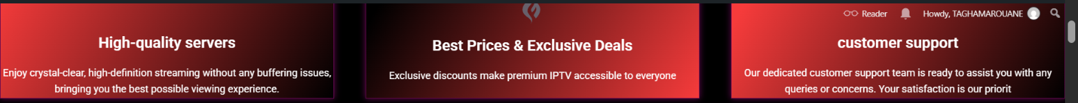 SmartVPro IPTV premium features: 4K quality, 99.9% uptime, 24/7 support