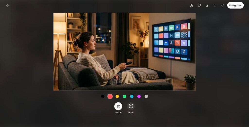 Is IPTV safe to use? Person checking a streaming service on a smart TV before subscribing
